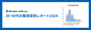 ミドル世代（30・40代）の雇用実態レポート【2024年版】平均年収は572万円で、「3人に1人」が「リモートを必須」を希望