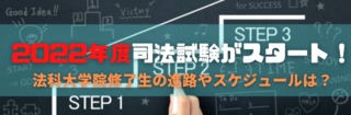 2022年度司法試験がスタート！法科大学院修了生の進路やスケジュールは？